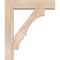 Ekena Millwork Balboa Block Smooth Bracket w/ Offset Brace, Douglas Fir, 7 1/2"W x 32"D x 38"H BKT0806X32X38BOA05SDF - alternate 4